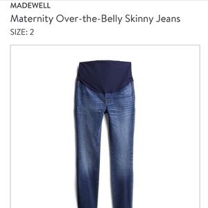 Madewell Maternity Skinny Jeans
